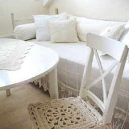 Вязаная сидушка