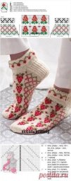 Вяжем красивые носочки спицами
