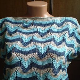 Волшебство геометрии или вяжет топ "От Миссони"!