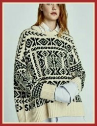 Жаккардовые узоры для джемпера