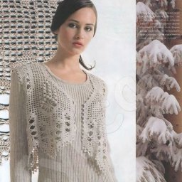 Жилет филейным вязанием крючком