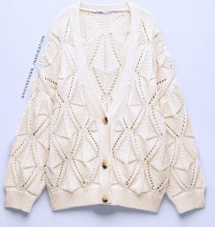 Элегантный и уютный: кардиган на пуговицах, связанный спицами