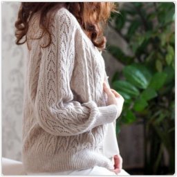 «Ажурные дорожки» для красивого кардигана