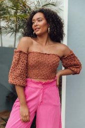 Топ крючком «Кармен»