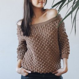 Объёмный узор крючком