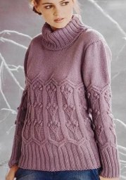 Пуловер с "шишечками"