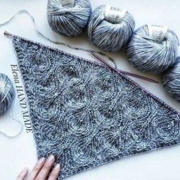 Узор спицами