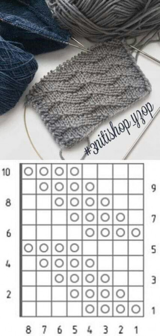 Подборка узоров спицами