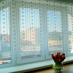 Вяжем ажурную штору