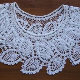 Воротник крючком