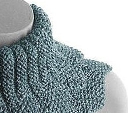 Вяжeм cпицами край зубчиками