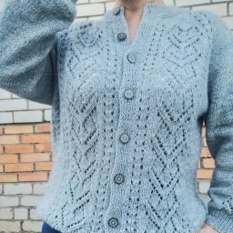 Французская кофточка спицами