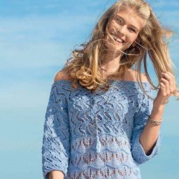 Красивая туника с ажурным узором