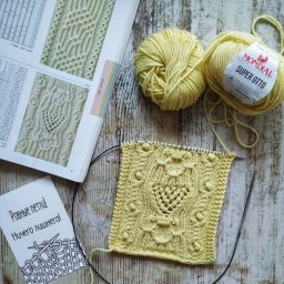 Красивый узор для любителей вязать спицами