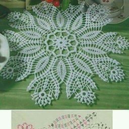 Подборка вязаных салфеток крючком