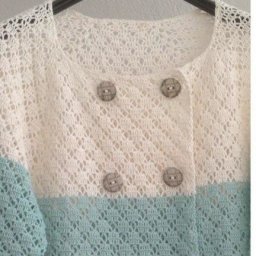 Простой и симпатичный узор для стильного кардигана