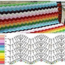 Симпатичный узор для любителей вязать крючком