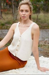 Топ «Сара», модель на застежке