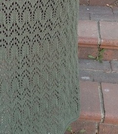 Ажурная юбка спицами