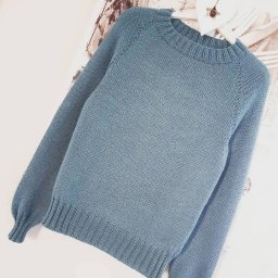 Базовый пуловер спицами