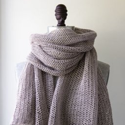 Вяжем ажурный, невесомый шарф!