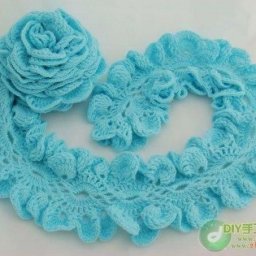 Ажурный шарфик для стильной дамы