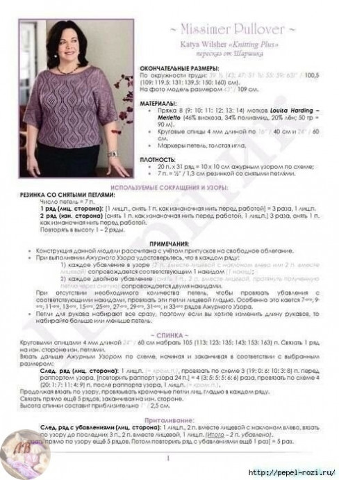 Джемпер для прекрасных дам с формами Джемпер для прекрасных дам с формами