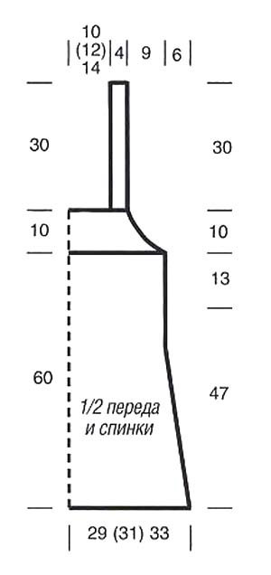 Милая туничка крючком