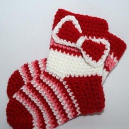 Милые носочки крючком