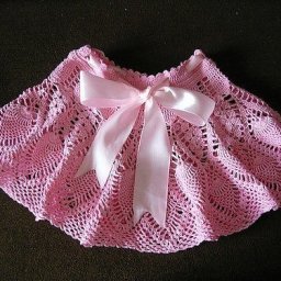 Нежная детская юбочка крючком