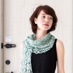 Шарфик, связан крючком