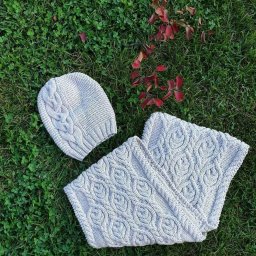 Вяжем комплект шапка+снуд Walnut