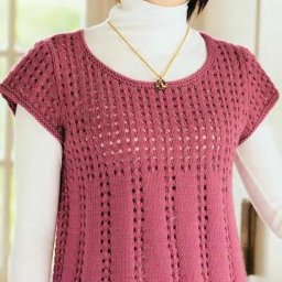 Вяжем милую кофточку спицами