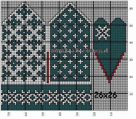 Жаккардовые варежки. Подборка схем
