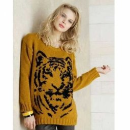 Жаккардовый узор для любителей диких зверей