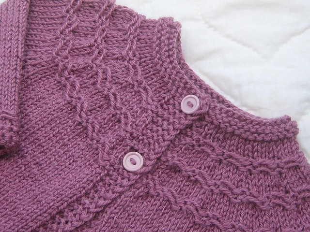Жакет для ребенка, вяжем спицами