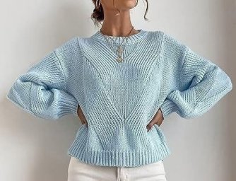 Джемпер спицами