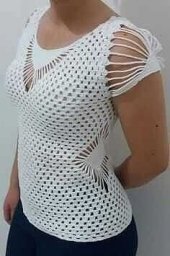 Красивая кофточка крючком