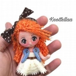Куколка Элла крючком