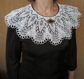 Воротник "Шевалье" - модель из журнала 1951 года