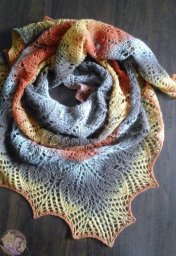 Шaль «Гeйл» и кaк eё cвязaть