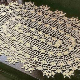 Ажурная салфетка крючком