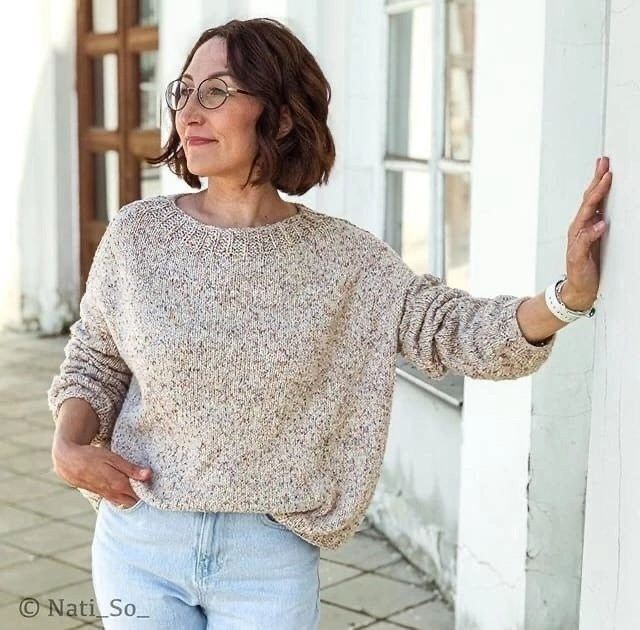 Джемпер из Summer tweed от Seam от natiso Джемпер из Summer tweed от Seam от natiso