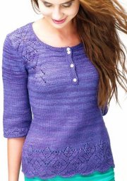 Красивый джемпер спицами