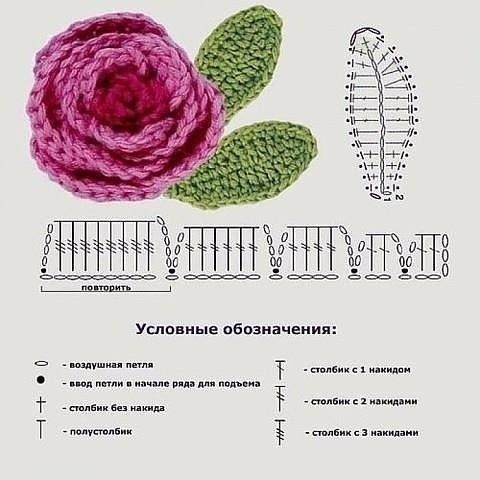Объемный цветок можно связать крючком! Объемный цветок можно связать крючком!