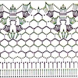 Кайма крючком, подборка