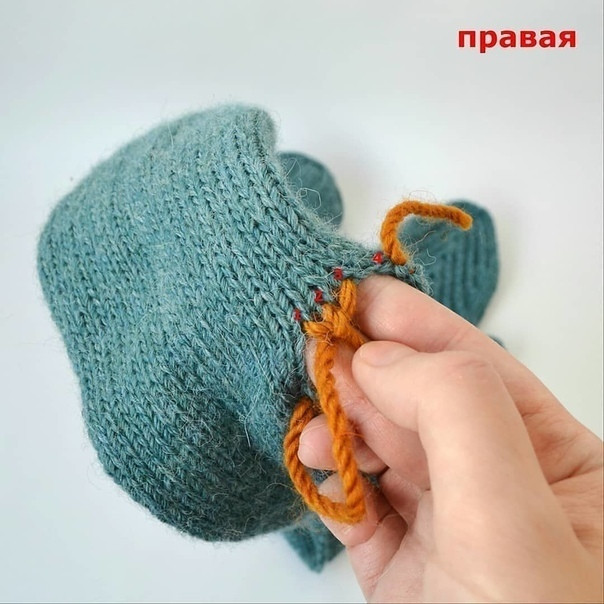 Анатомический пальчик для варежек