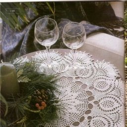 Салфетка крючком