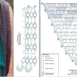 Шаль крючком