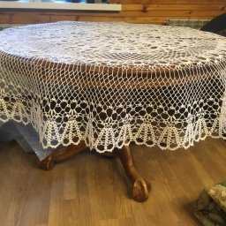 Ажурная скатерть